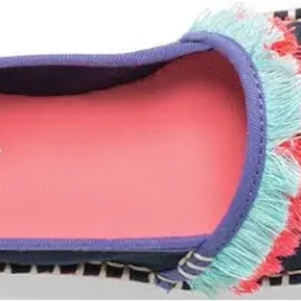 🌺🦩Sperry Blue and Pink Espadrille Flats with Tassel Fringe•Size 13.5(girl)🦩🌺 - Picture 12 of 16